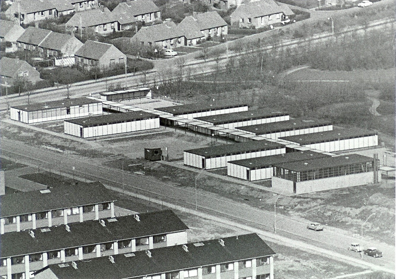 Tansbjerg Skolen på Ingemannsvej i 1967.